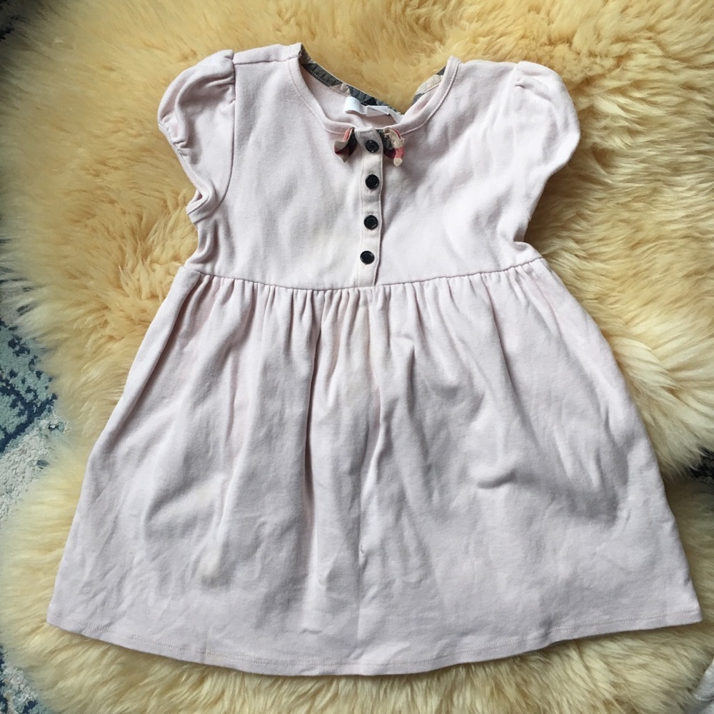 Light Pink Burberry Dress 3t Novecheck Bow 🎀